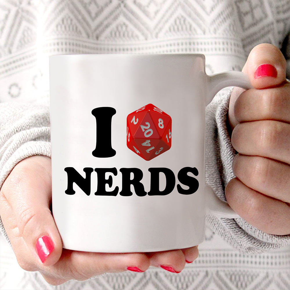 Trend Setters Original (I D20 Nerds) 11 oz White Ceramic Mug WMUG1824