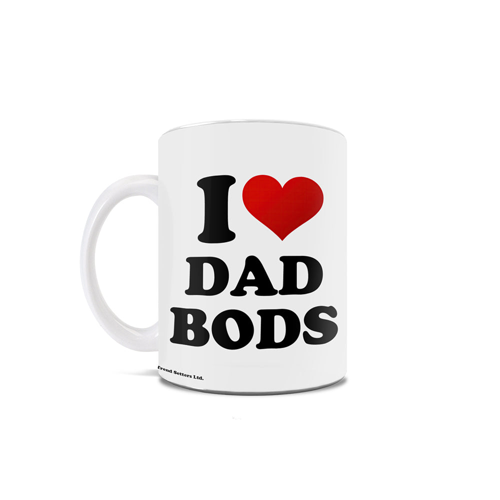 Trend Setters Original (I Heart Dad Bods) 11 oz White Ceramic Mug WMUG1825