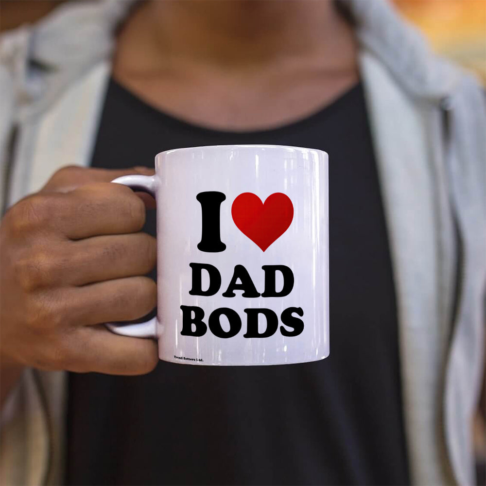 Trend Setters Original (I Heart Dad Bods) 11 oz White Ceramic Mug WMUG1825