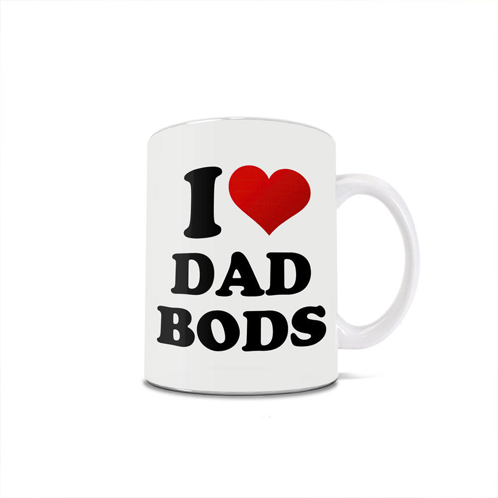 Trend Setters Original (I Heart Dad Bods) 11 oz White Ceramic Mug WMUG1825