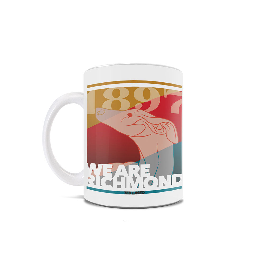 Ted Lasso (We Are Richmond) 11 oz White Ceramic Mug WMUG1826