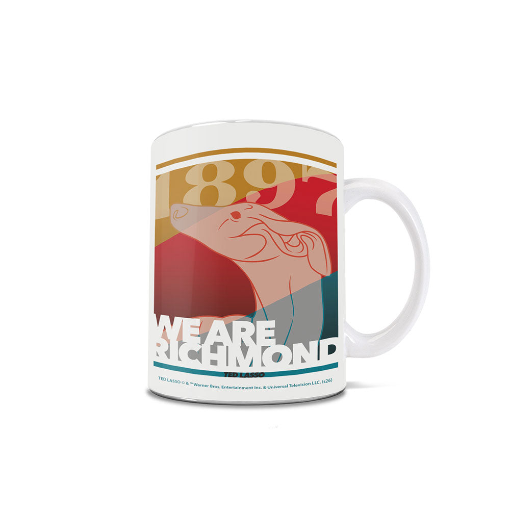 Ted Lasso (We Are Richmond) 11 oz White Ceramic Mug WMUG1826
