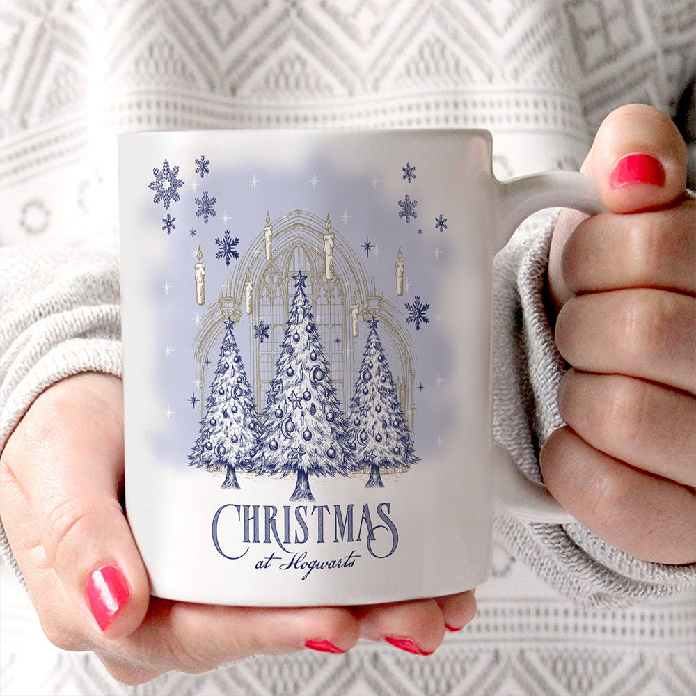 Harry Potter (Warm & Cosy Christmas at Hogwarts) 11 oz White Ceramic Mug WMUG1838