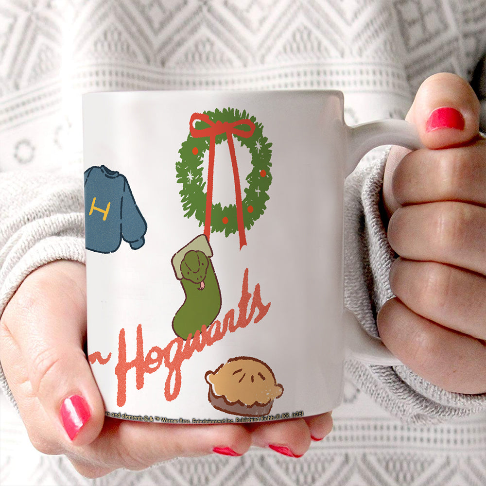 Harry Potter (Greetings from Hogwarts) 11 oz White Ceramic Mug WMUG1839