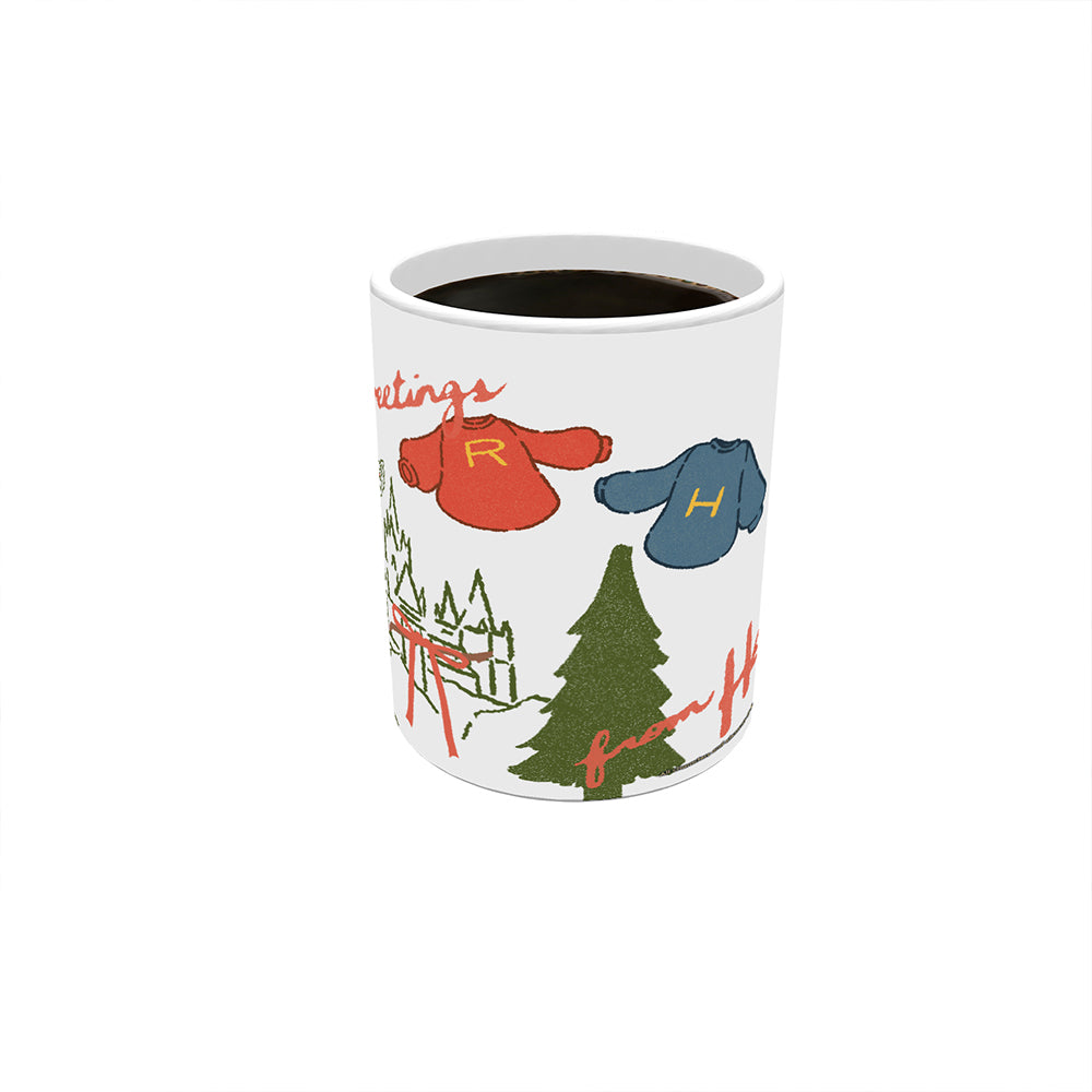 Harry Potter (Greetings from Hogwarts) 11 oz White Ceramic Mug WMUG1839