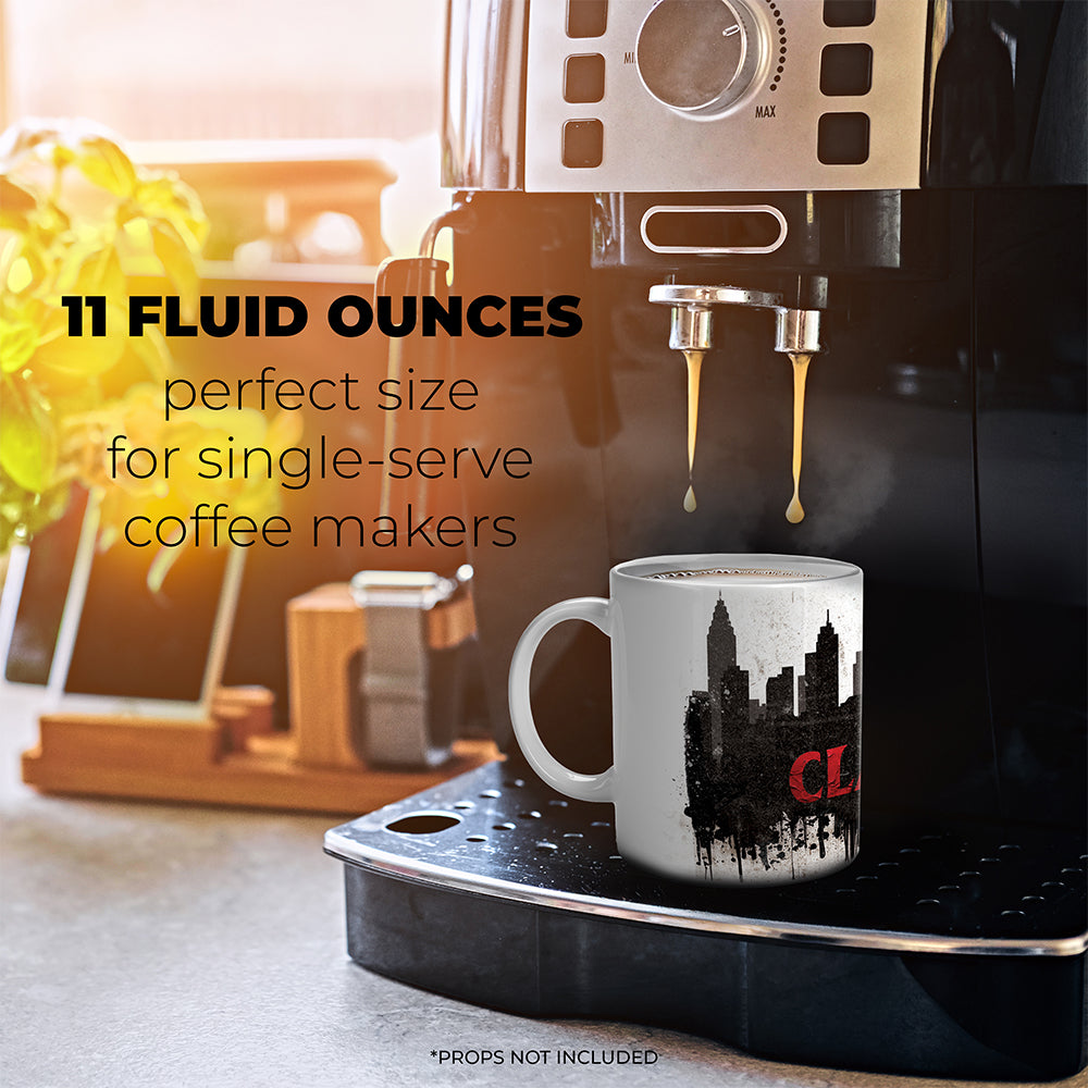 Clayface (City Skyline) 11 oz White Ceramic Mug WMUG1852