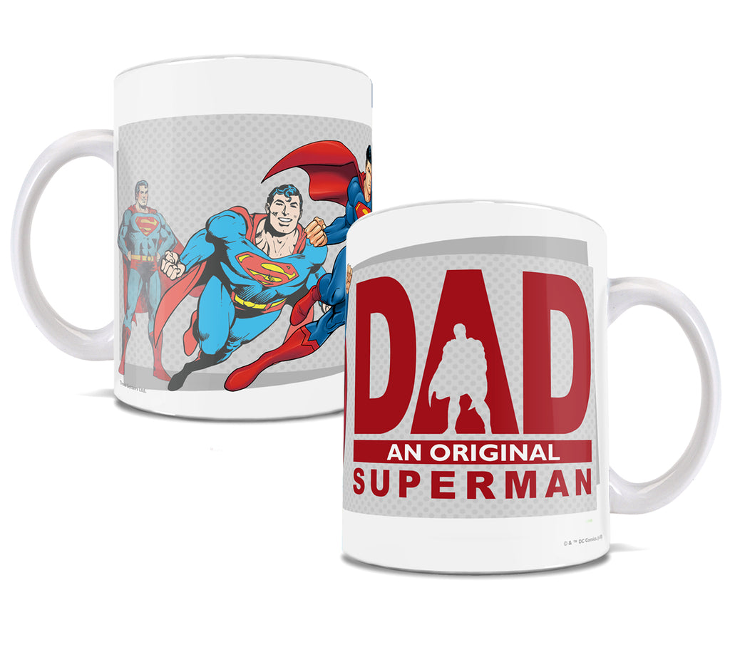 DC Superman (Dad - The Original Hero) 11 oz Ceramic Mug WMUG795