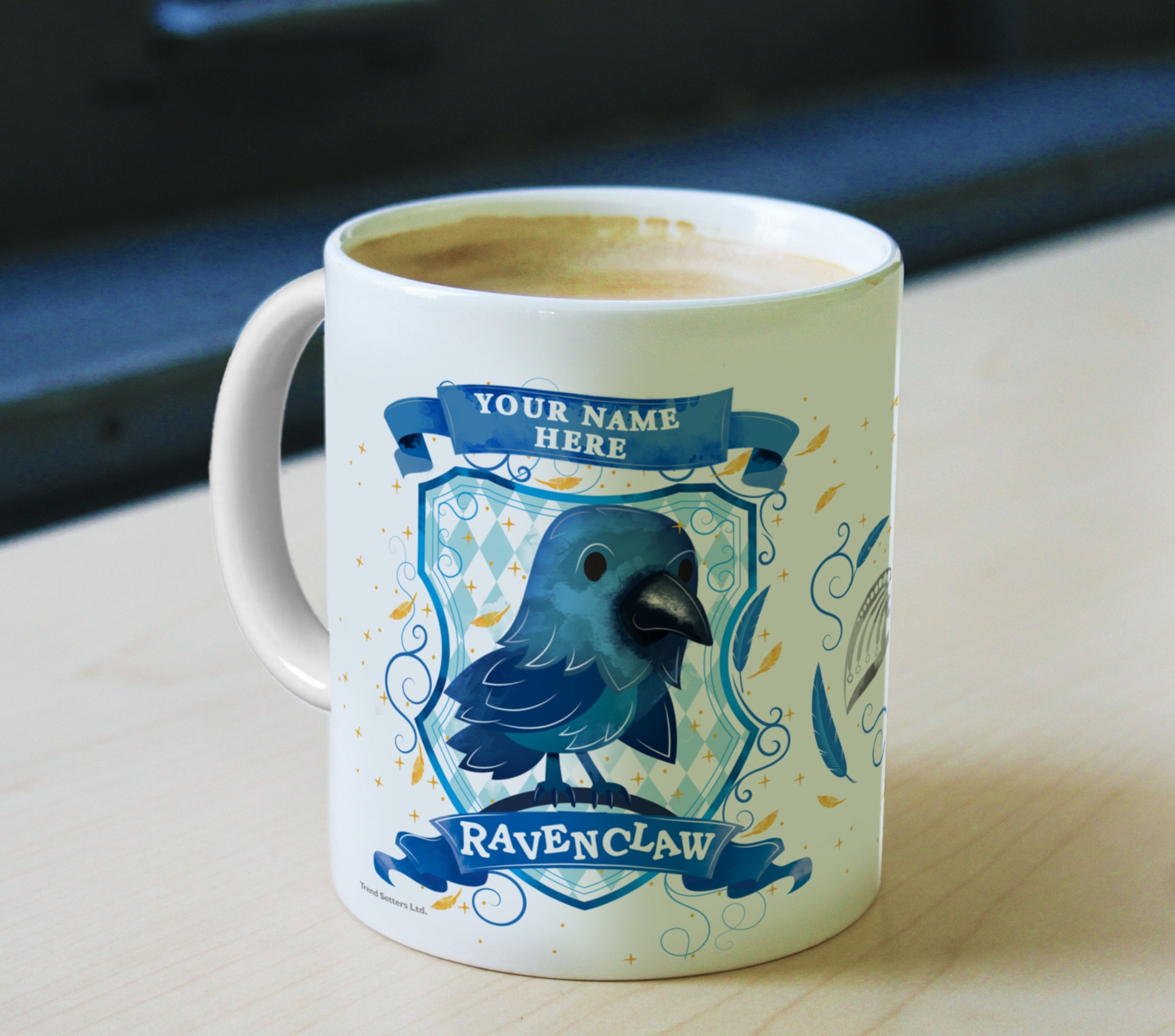 Harry Potter (Ravenclaw Chibi Watercolor - Personalized) White Ceramic Mug WMUG818