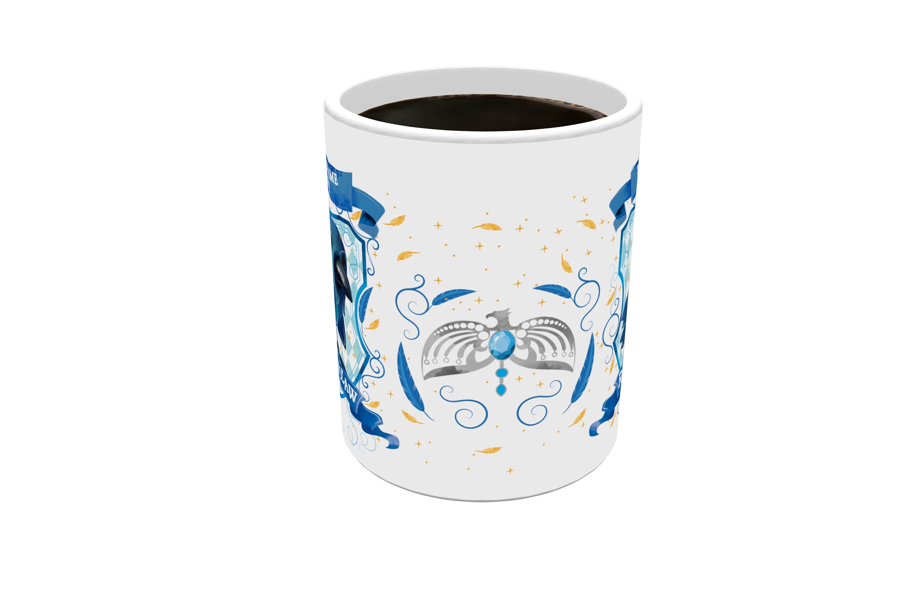 Harry Potter (Ravenclaw Chibi Watercolor - Personalized) White Ceramic Mug WMUG818