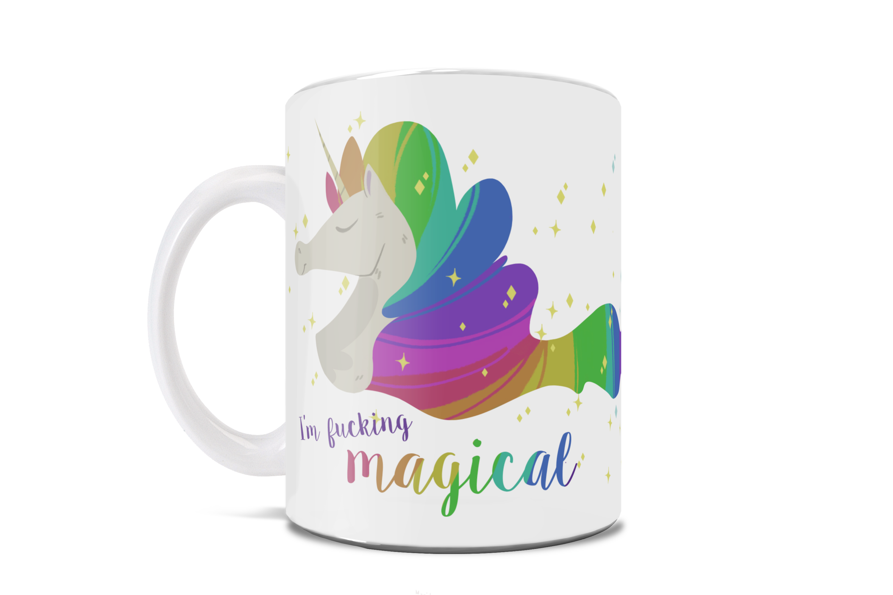 Unicorn (I'm Fucking Magical) Effwords 11 oz Ceramic Mug WMUG832