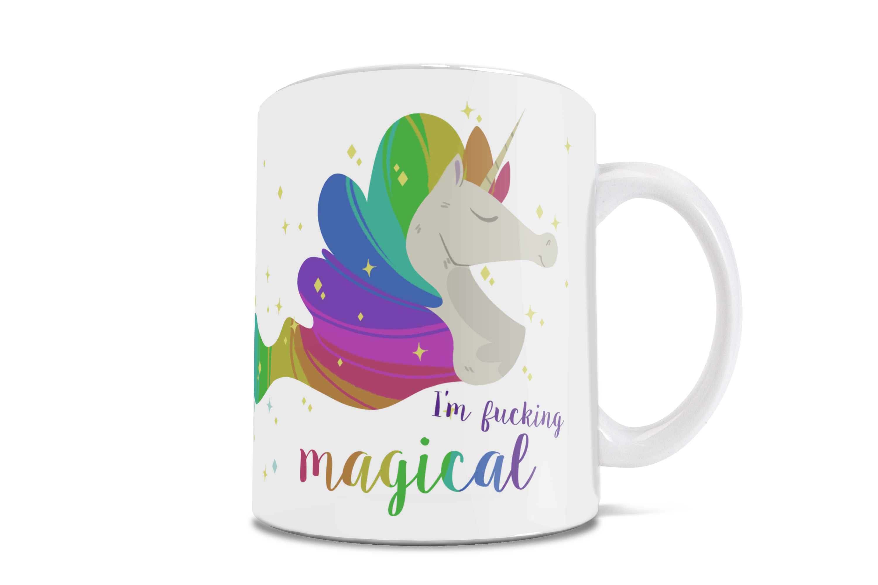 Unicorn (I'm Fucking Magical) Effwords 11 oz Ceramic Mug WMUG832