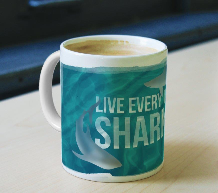 Trend Setters Originals (Like Its Shark Week) 11 oz Ceramic Mug WMUG875