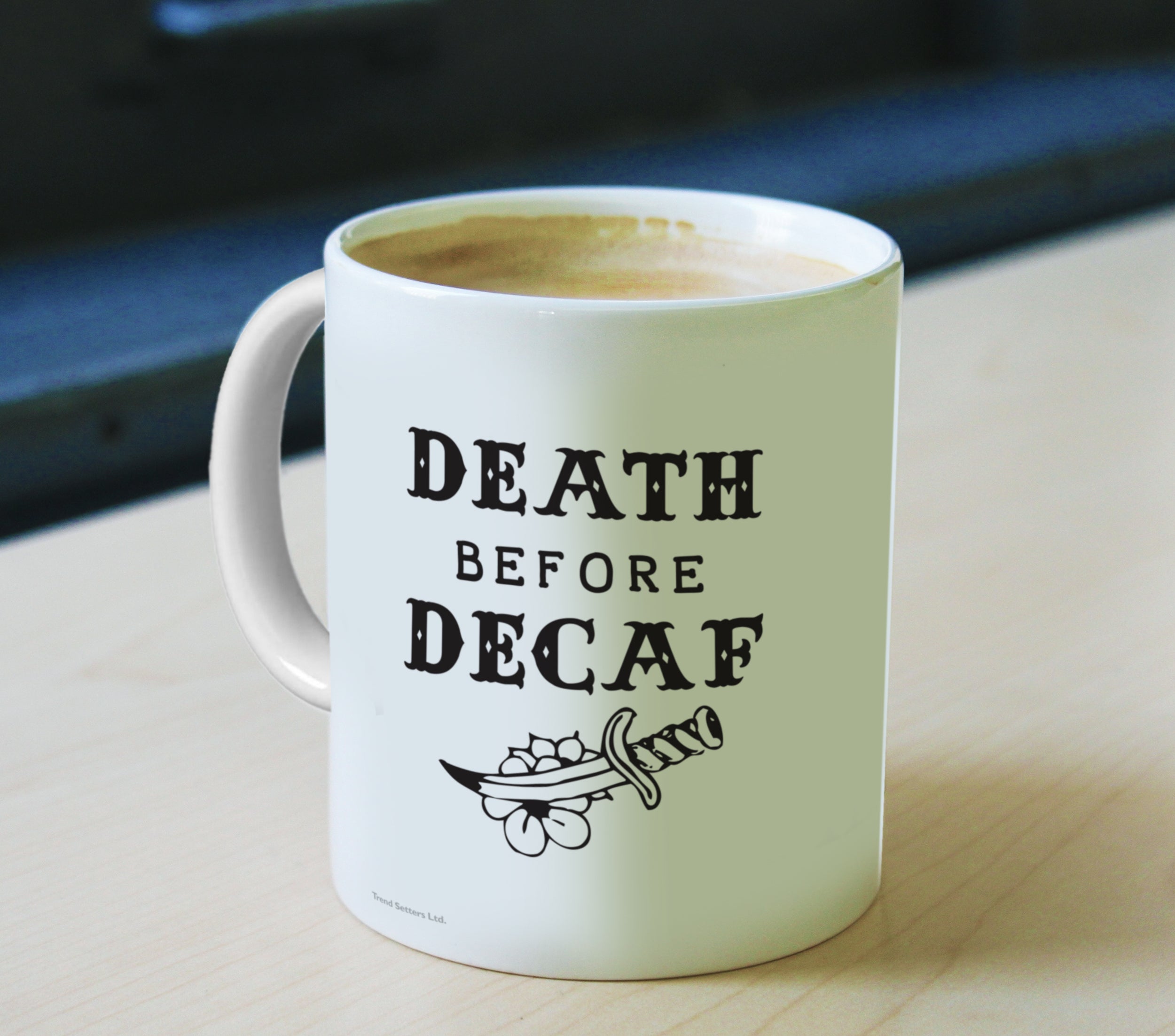 Halloween Collection (Death Before Decaf) 11 oz Ceramic Mug WMUG886