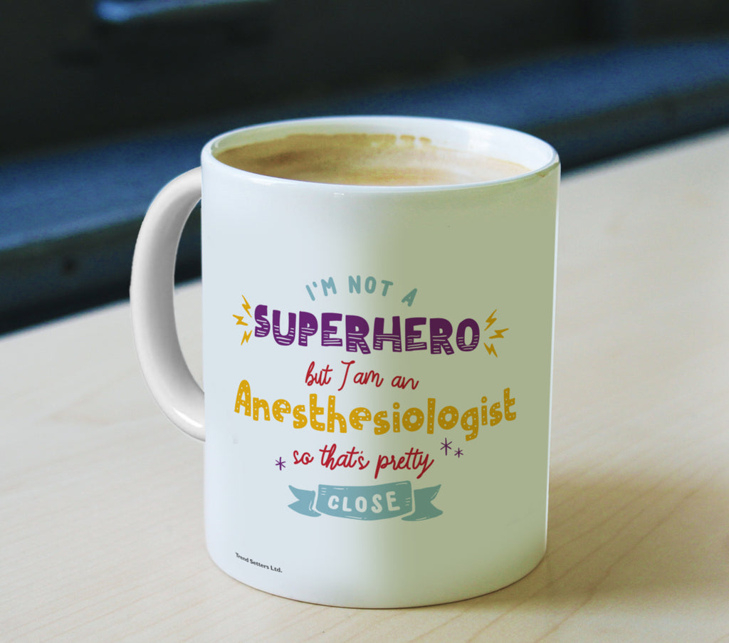 Career Collection (Superhero Anesthesiologist) 11 oz Ceramic Mug WMUG898