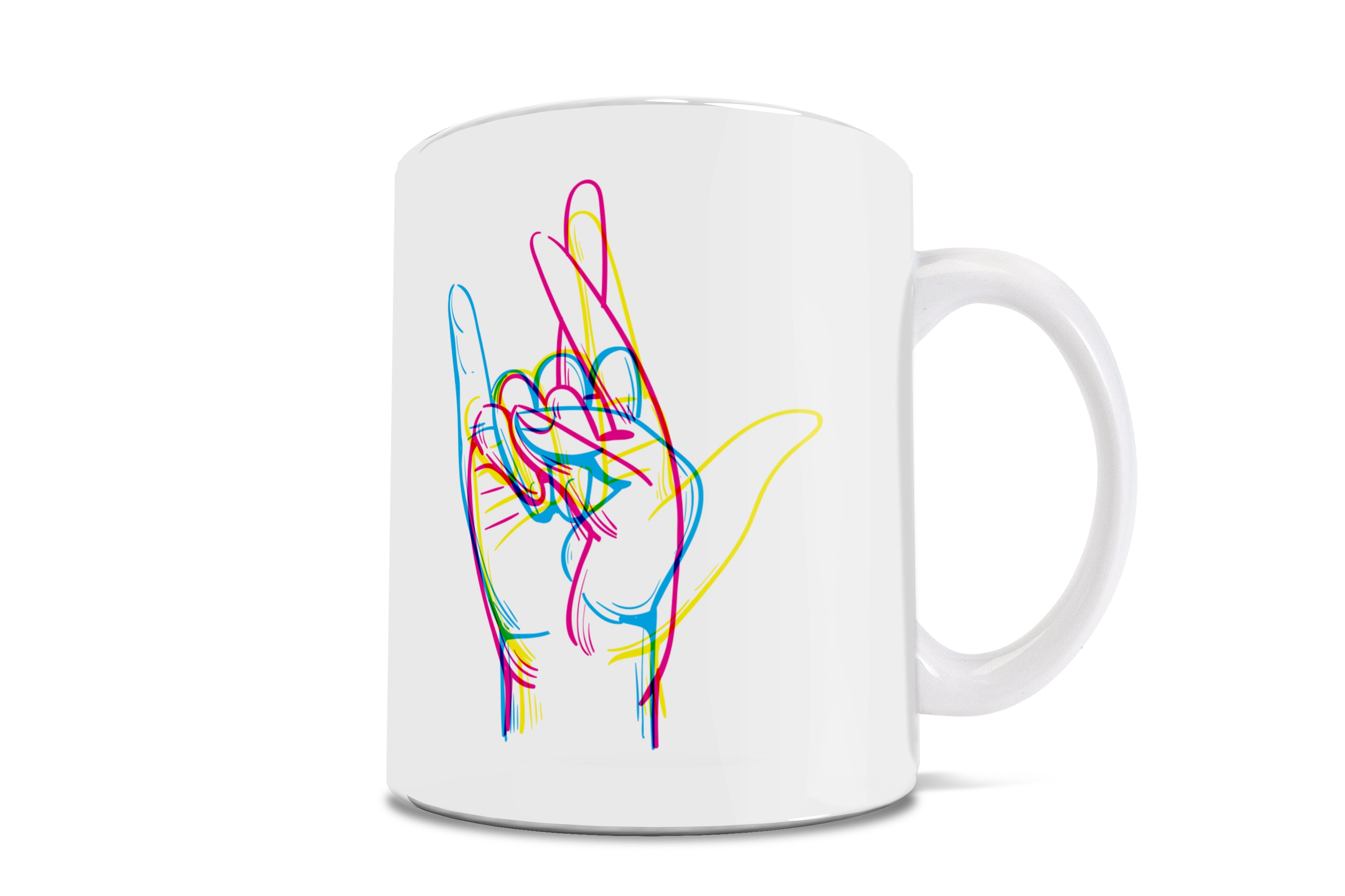 Career Collection (ASL I Really Love You) 11 oz Ceramic Mug WMUG906