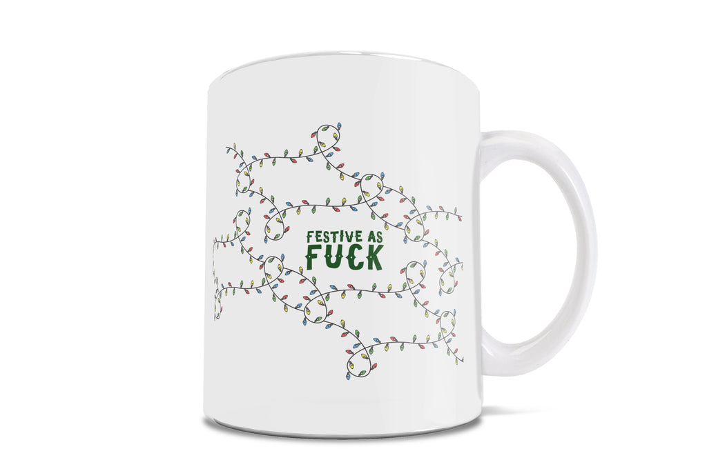 Christmas (Festive As Fuck) Effwords 11 oz Ceramic Mug WMUG908