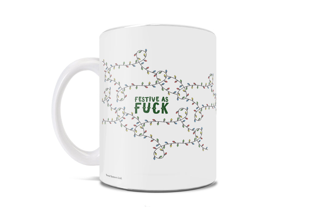 Christmas (Festive As Fuck) Effwords 11 oz Ceramic Mug WMUG908