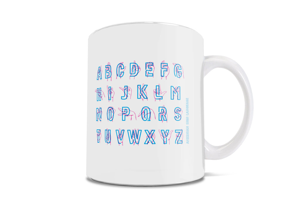 Career Collection (ASL Alphabet Guide) 11 oz Ceramic Mug WMUG913