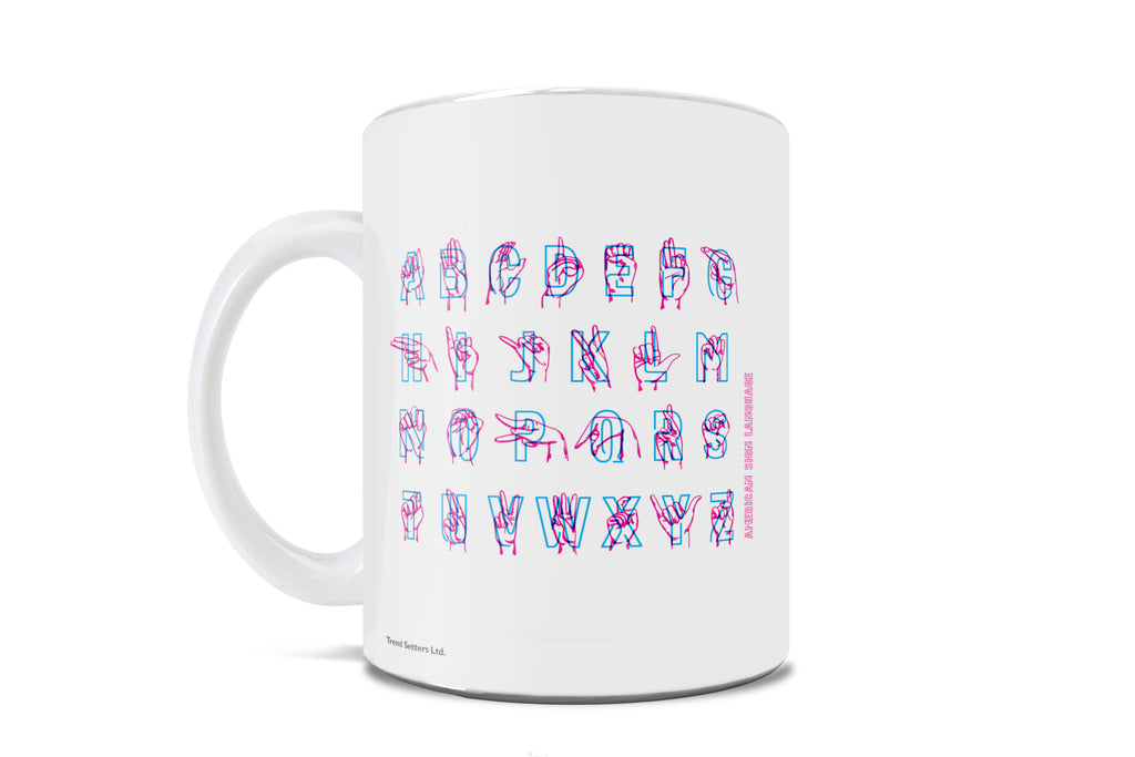 Career Collection (ASL Alphabet Guide) 11 oz Ceramic Mug WMUG913