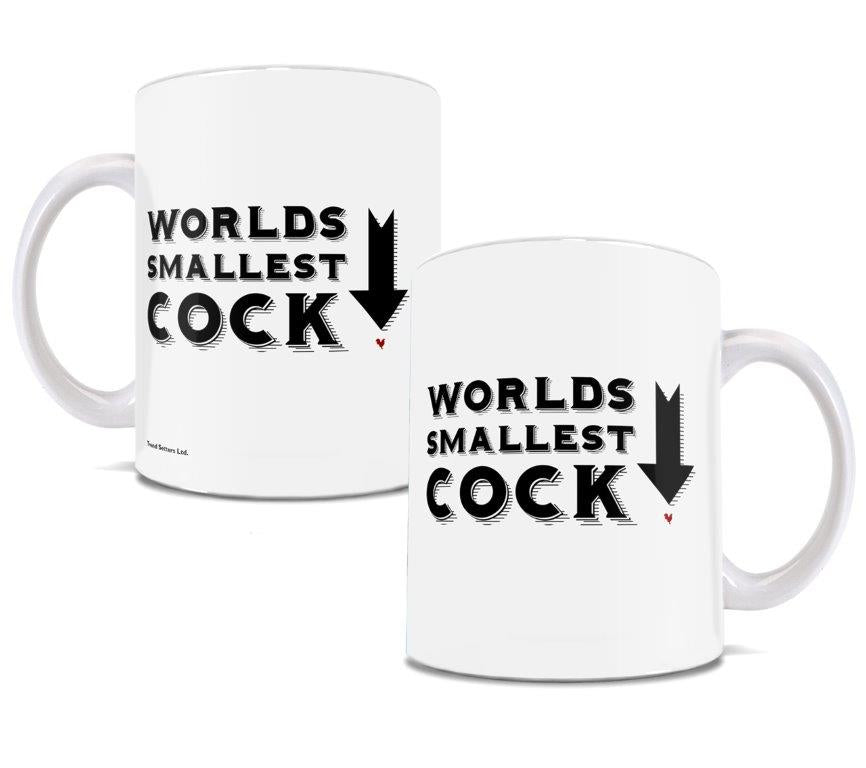 World's Smallest Cock (Tiny Chicken) Effwords 11 oz Ceramic Mug WMUG920
