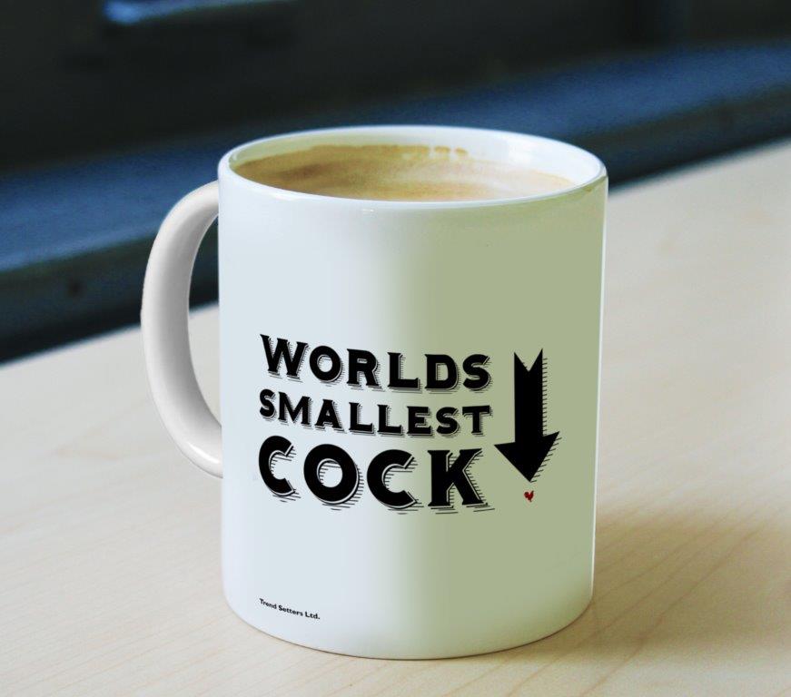 World's Smallest Cock (Tiny Chicken) Effwords 11 oz Ceramic Mug WMUG920