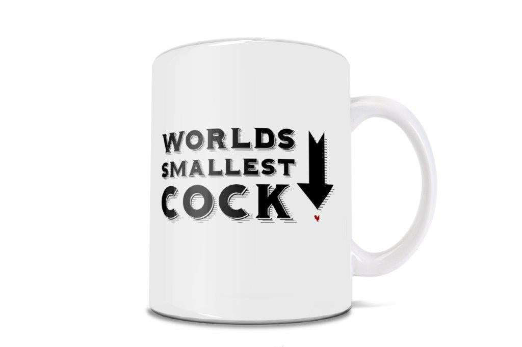 World's Smallest Cock (Tiny Chicken) Effwords 11 oz Ceramic Mug WMUG920