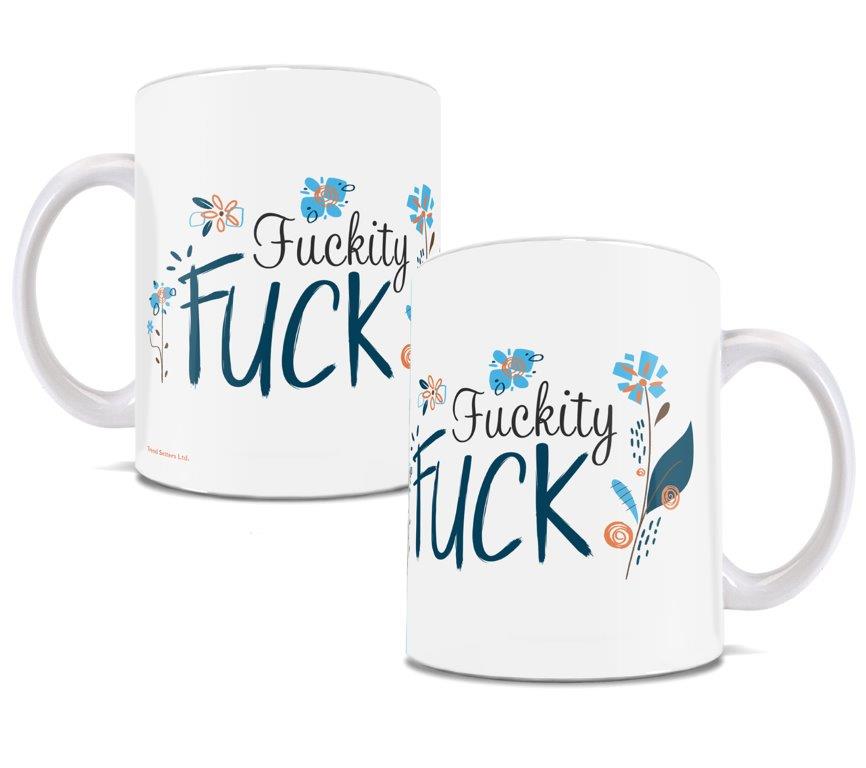 Fuckity Fuck (Floral) Effwords 11 oz Ceramic Mug WMUG921