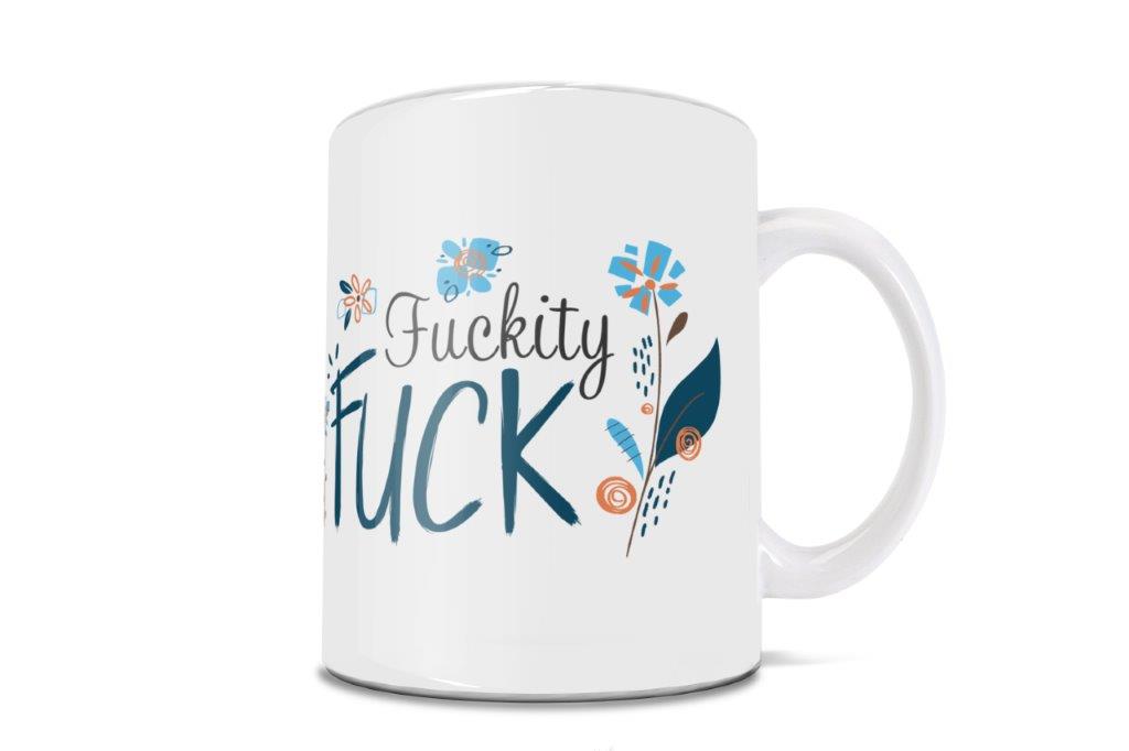 Fuckity Fuck (Floral) Effwords 11 oz Ceramic Mug WMUG921