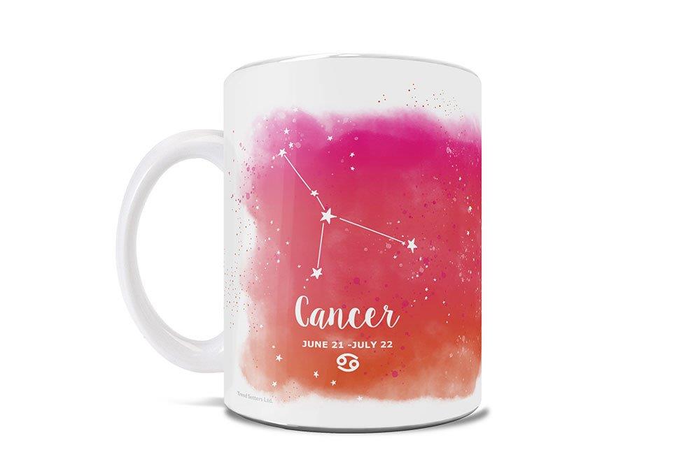 Zodiac Collection (Cancer - Personalized) 11 oz White Ceramic Mug