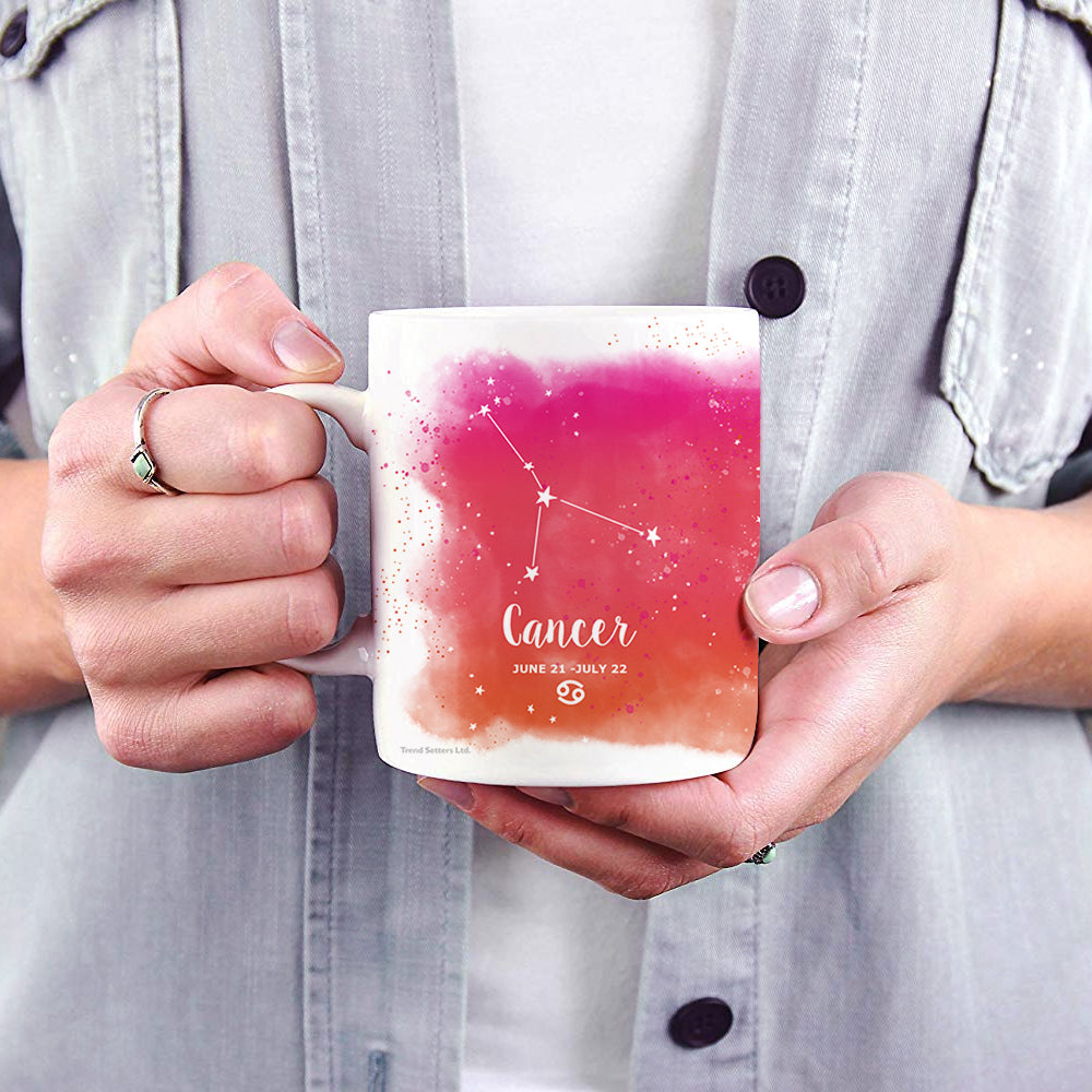 Zodiac Collection (Cancer - Personalized) 11 oz White Ceramic Mug