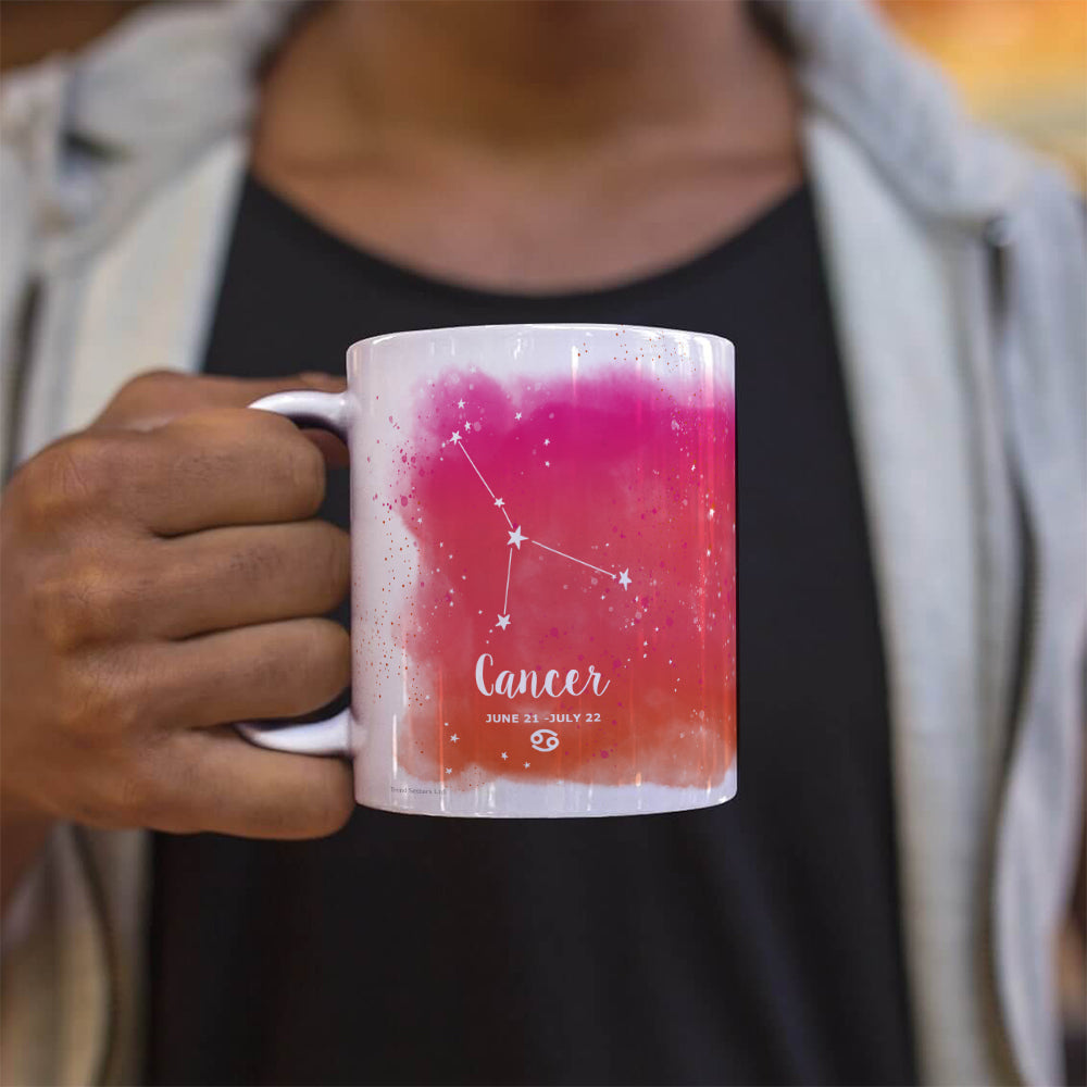 Zodiac Collection (Cancer - Personalized) 11 oz White Ceramic Mug