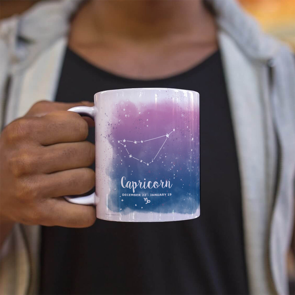 Zodiac Collection (Capricorn- Personalized) 11 oz White Ceramic Mug