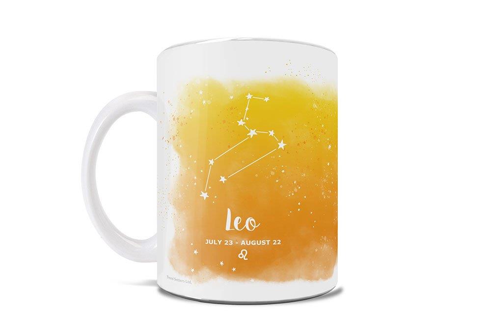 Zodiac Collection (Leo - Personalized) 11 oz White Ceramic Mug