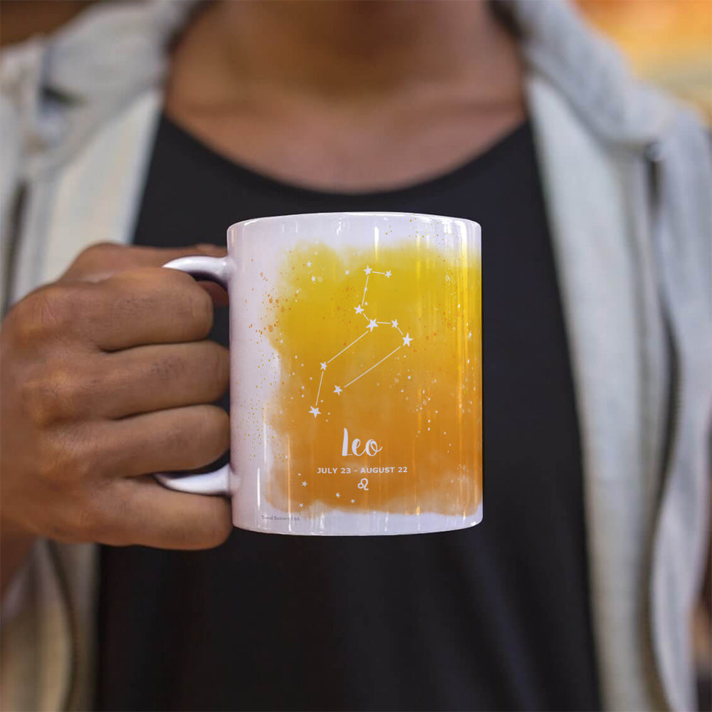 Zodiac Collection (Leo - Personalized) 11 oz White Ceramic Mug