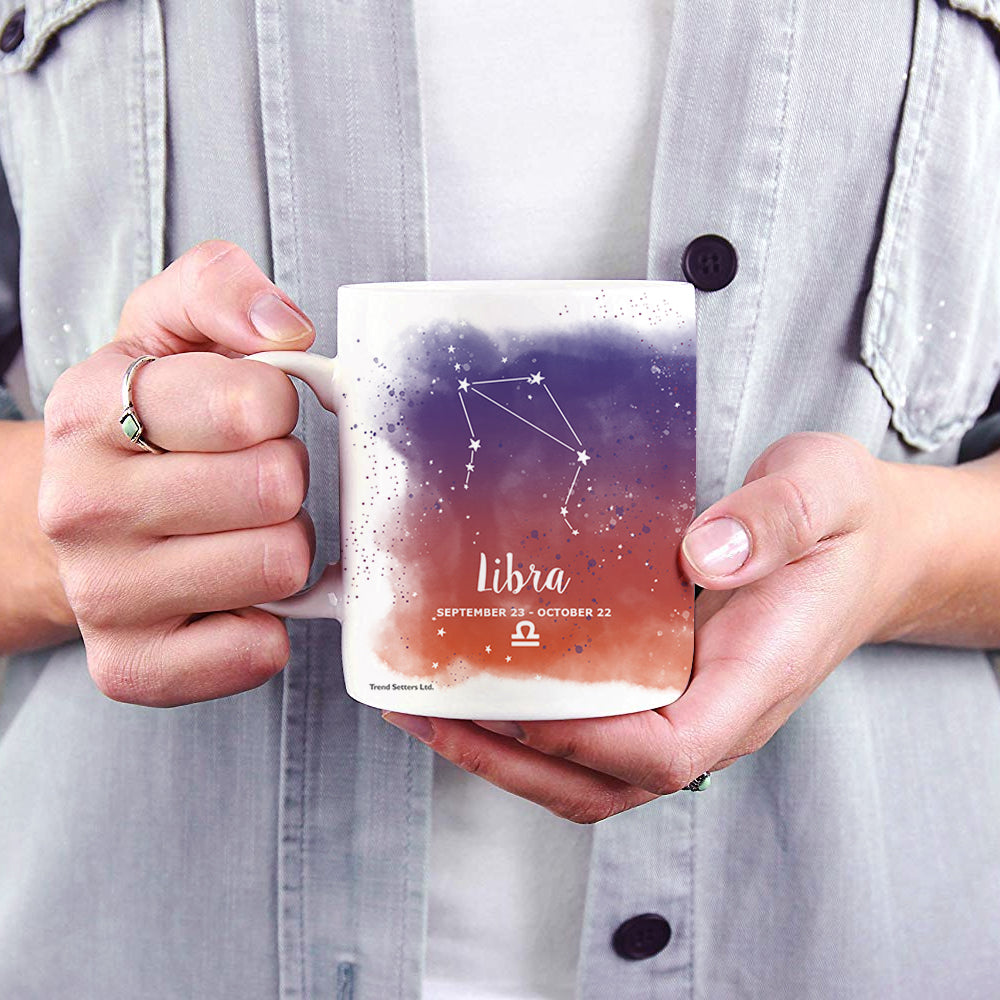 Zodiac Collection (Libra - Personalized) 11 oz White Ceramic Mug
