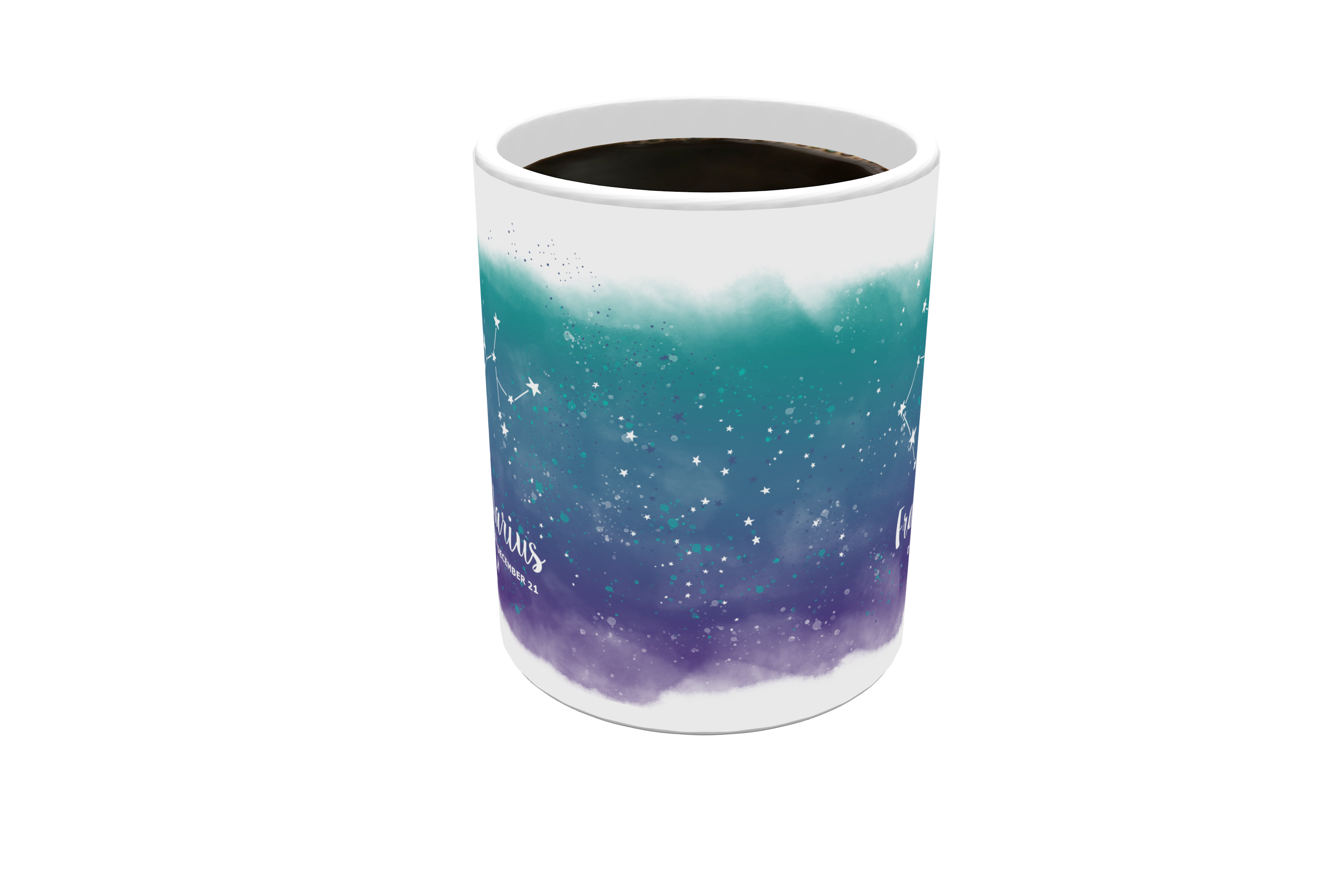 Zodiac Collection (Sagittarius - Personalized) 11 oz White Ceramic Mug