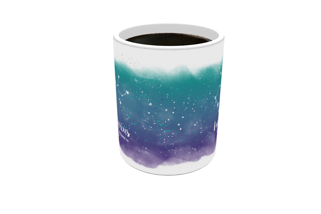 Zodiac Collection (Sagittarius - Personalized) 11 oz White Ceramic Mug