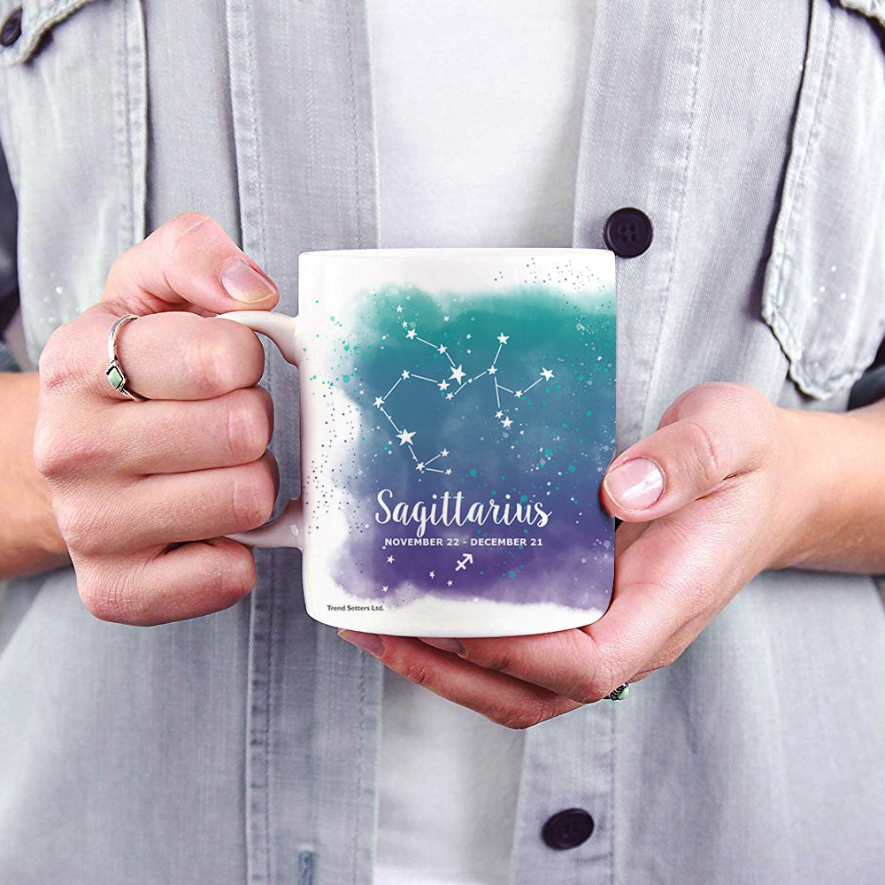 Zodiac Collection (Sagittarius - Personalized) 11 oz White Ceramic Mug