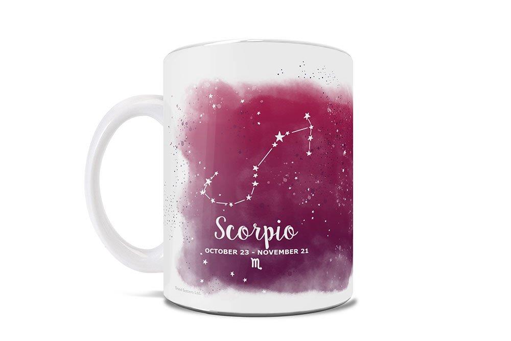 Zodiac Collection (Scorpio - Personalized) 11 oz White Ceramic Mug