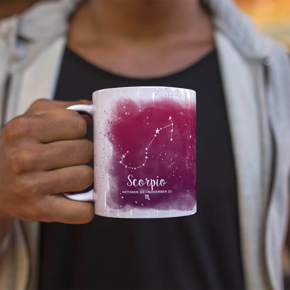 Zodiac Collection (Scorpio - Personalized) 11 oz White Ceramic Mug