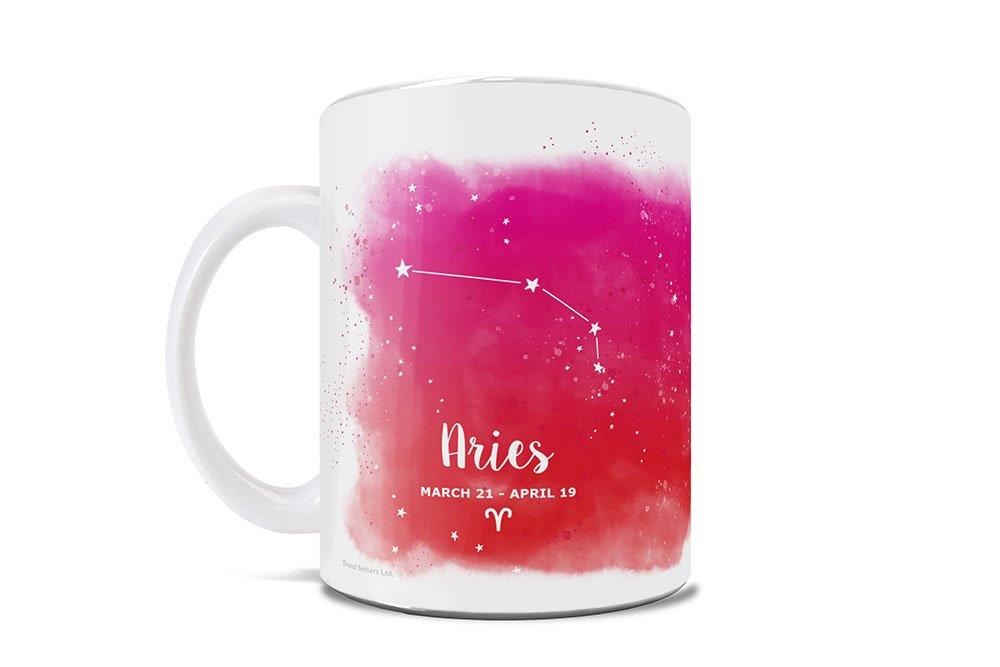 Zodiac Collection (Aries - Personalized) 11 oz White Ceramic Mug