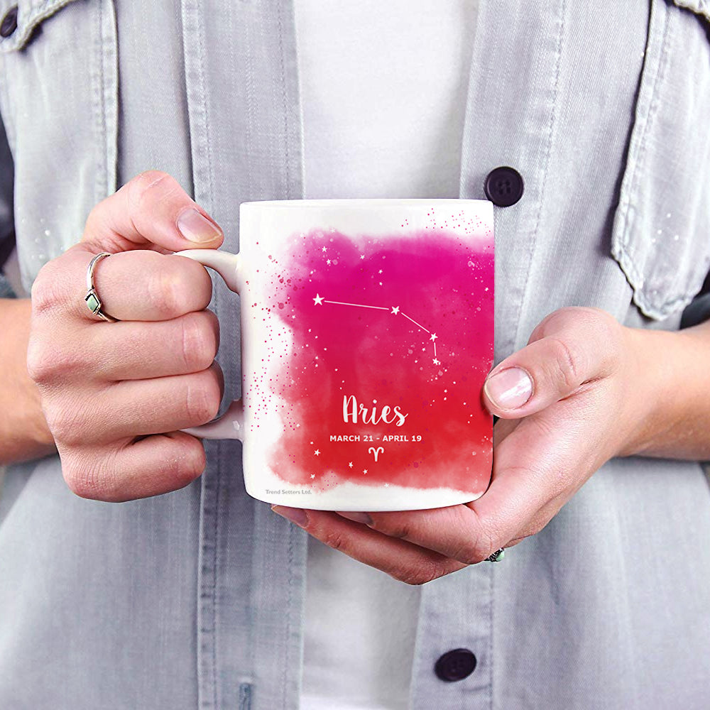 Zodiac Collection (Aries - Personalized) 11 oz White Ceramic Mug