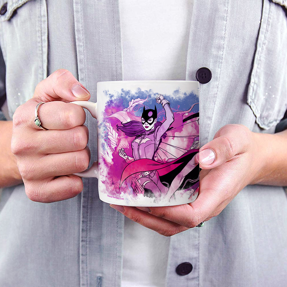 DC Comics (Mothers Day - Batgirl and Supergirl Watercolor) 11 oz Ceramic Mug WMUG976