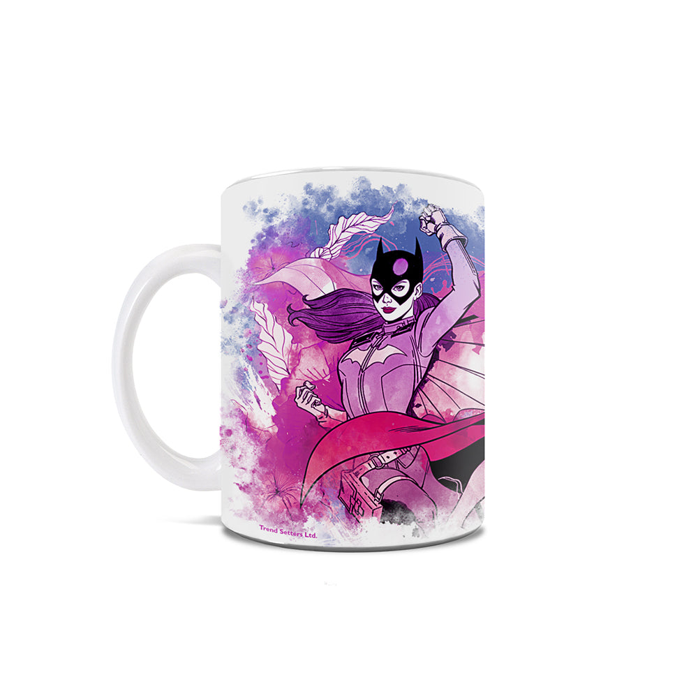 DC Comics (Mothers Day - Batgirl and Supergirl Watercolor) 11 oz Ceramic Mug WMUG976
