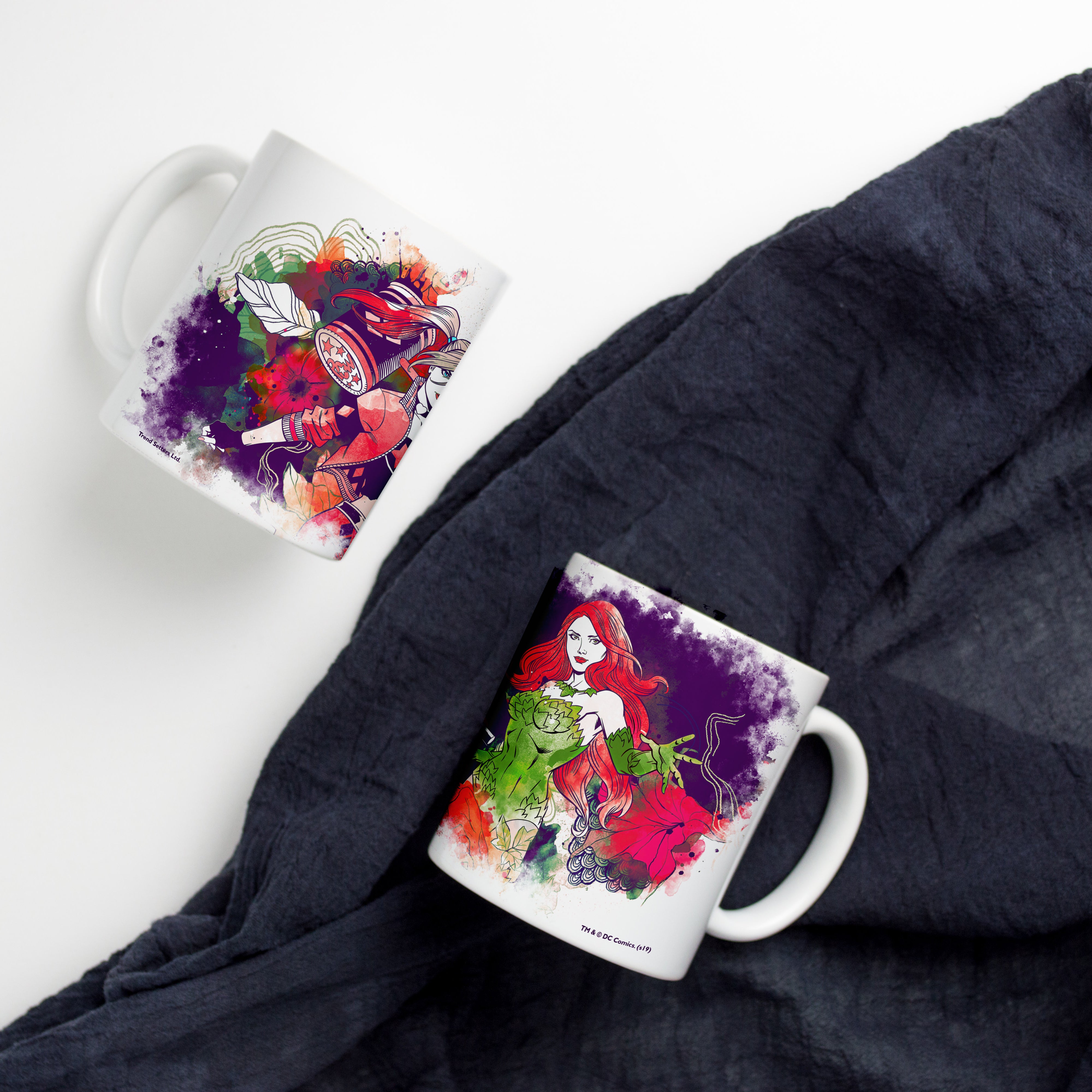 DC Comics (Harley and Ivy Watercolor) 11 oz Ceramic Mug WMUG979