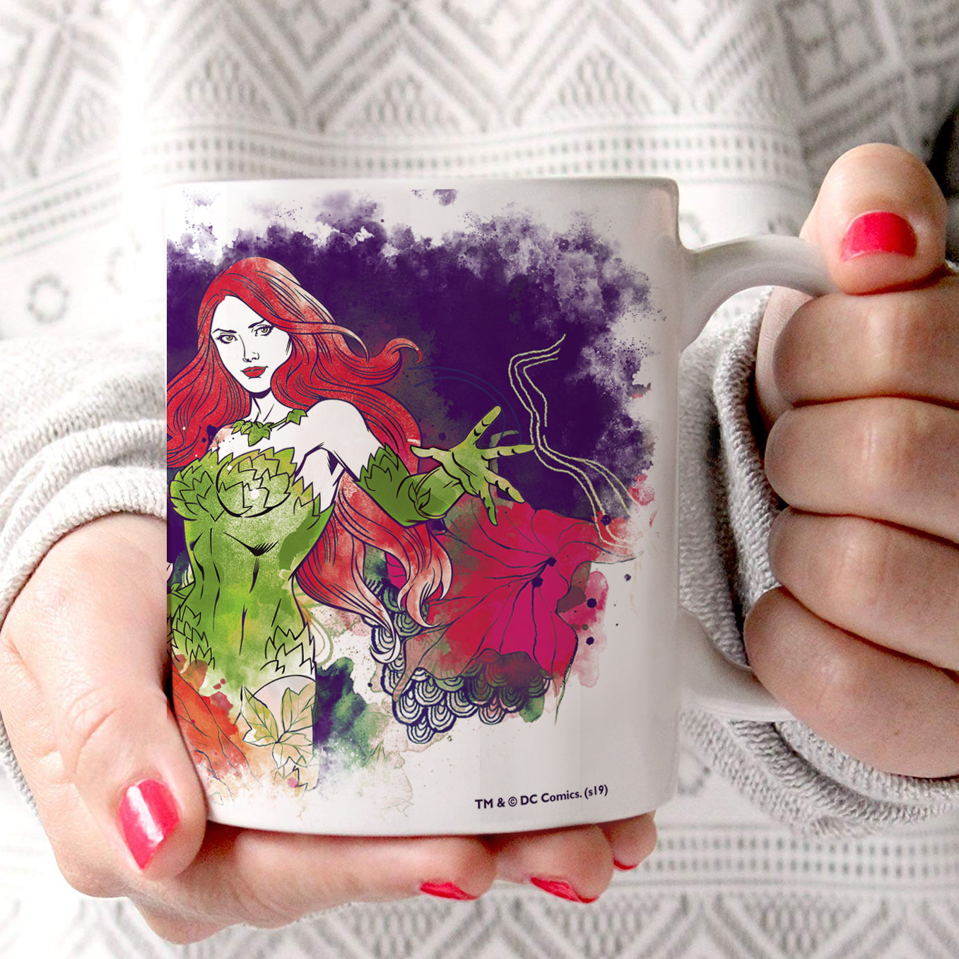 DC Comics (Harley and Ivy Watercolor) 11 oz Ceramic Mug WMUG979