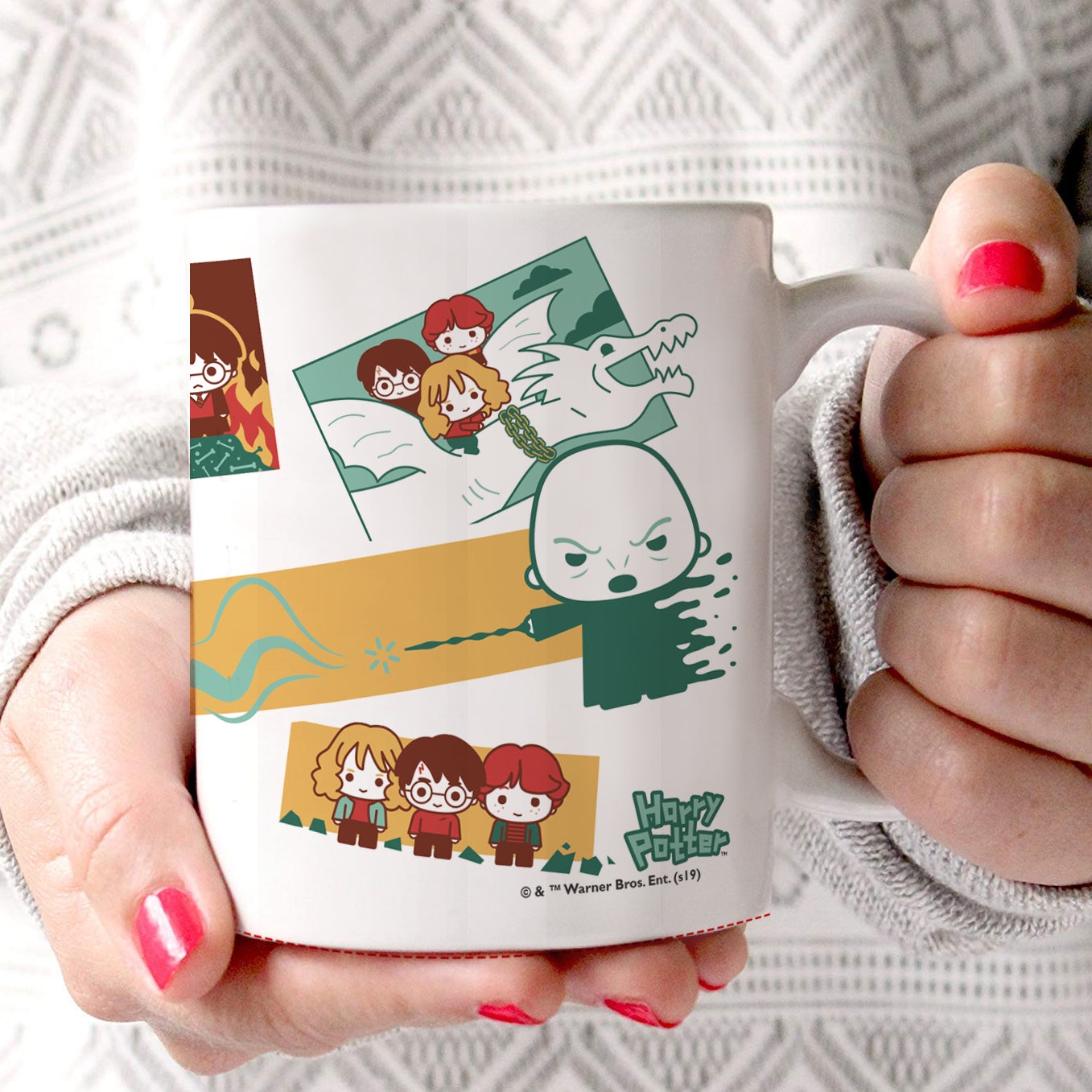 Harry Potter (Chibi - Final Battle) 11 oz Ceramic Mug WMUG985