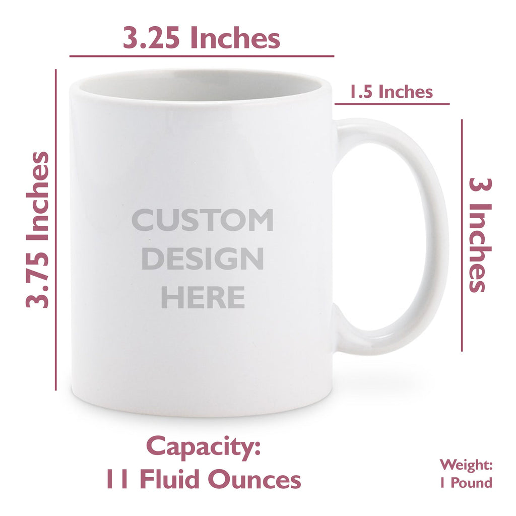 Zodiac Collection (Taurus - Personalized) 11 oz White Ceramic Mug