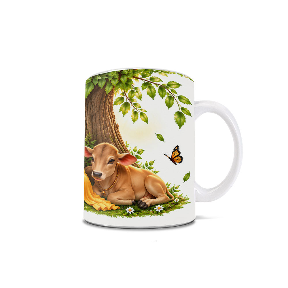 Trend Setters Original (Little Krishna) Personalized 11 oz White Ceramic Mug WMUGPZ1857