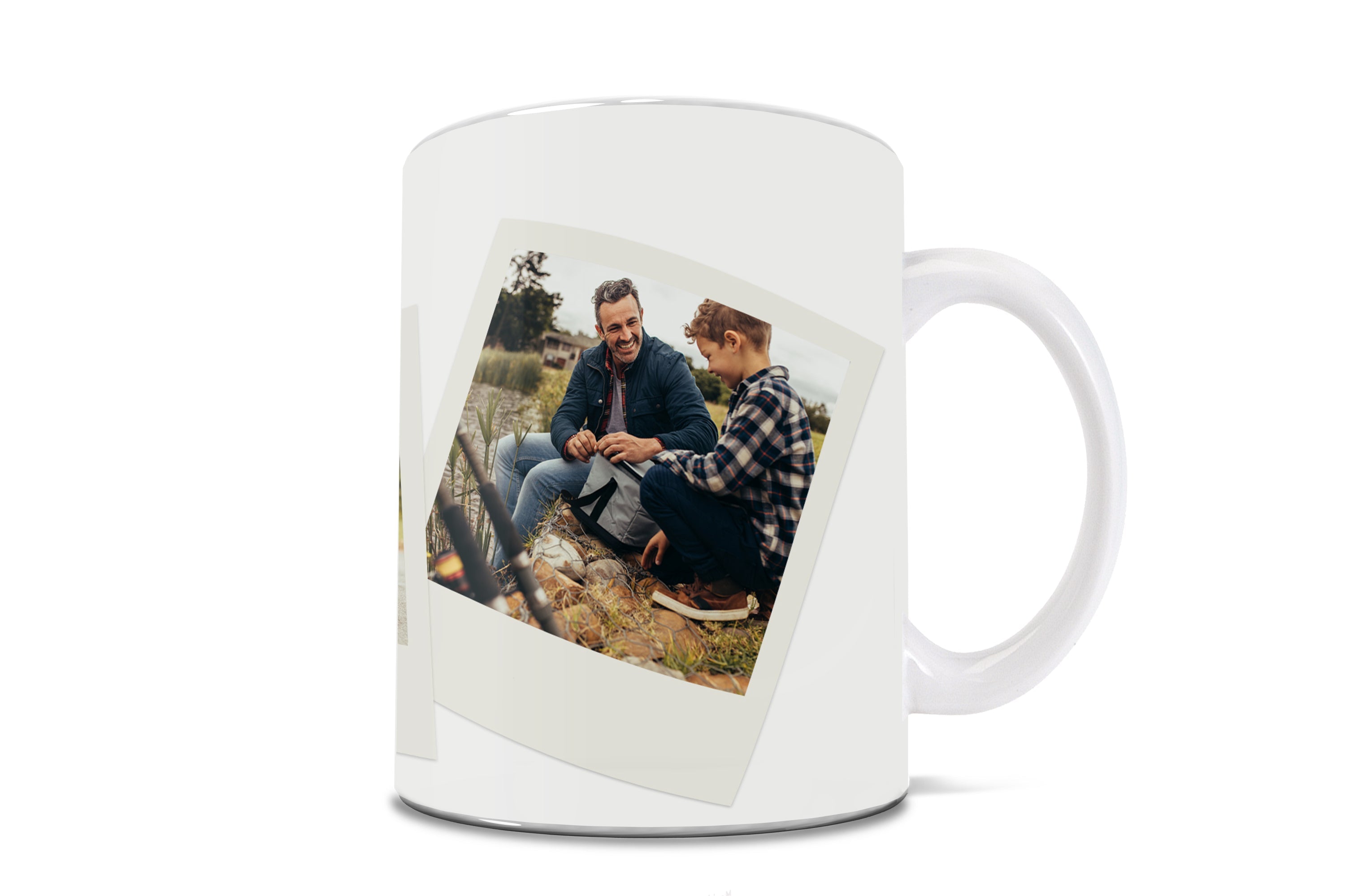 Parent Collection (Best Dad Ever - Personalized) White Ceramic Mug